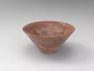 Ke Vase Low-poly 3D model
