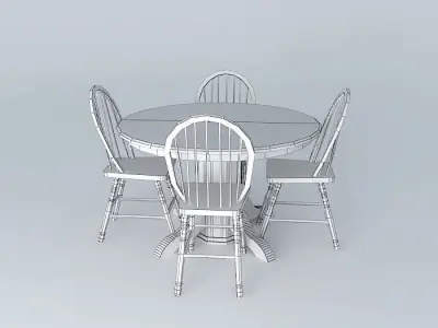 Dining Table Free 3D model