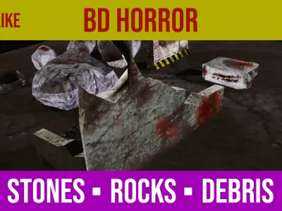 BD Horror Retrostyle PSX - Collection Vol 1 - Legacy Product Low-poly 3D model