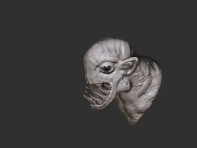 head monster demon 3D model