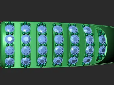 A MAN S RING WITH AN ORIGINAL SHAPE 3D print model