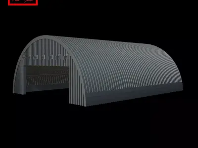 Hangar 3D model