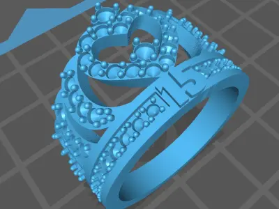 ring 15 years 3D print model