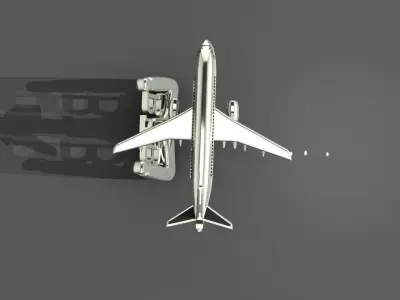 Cufflinks Sukhoi Superjet 100LR 3D print model