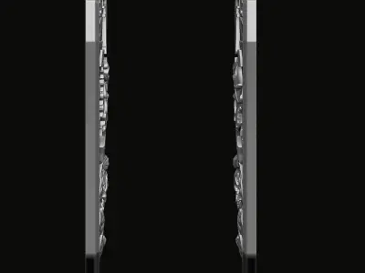 The bas-relief for the ring of the United States 1839 3D print model