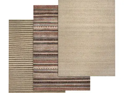 Rug Set 1514 3D model
