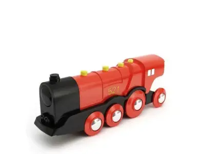 Plastic Toy Train 3D model