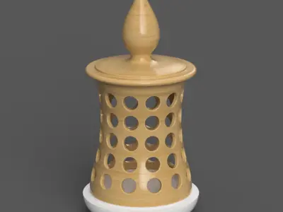 Elegant Lantern STL File for Cozy Home Decoration 3D print model