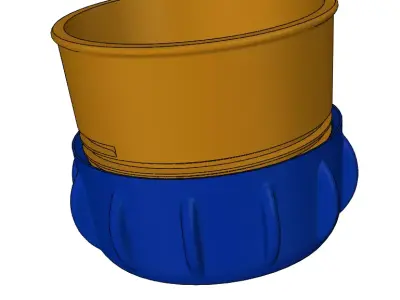 Pastry syringe 3D print model