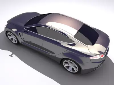 Concept car 3D model 5