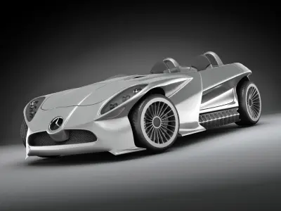 Mercedes F400 concept 3D model