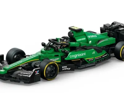 PixelBricks3D - LEGO Aston Martin Safety Car and AMR23 Set  3D print model