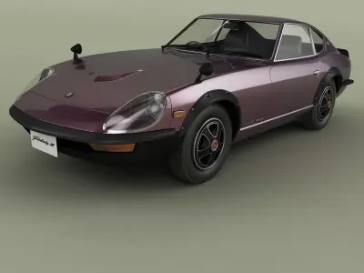 Datsun 240Z JDM and 240ZG 3D Model Pack
