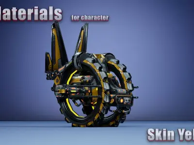 Sci-Fi Drone 04 Low-poly 3D model