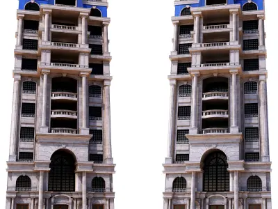 Luxury Building 5 3D model