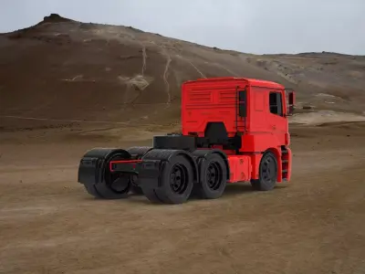 Mercedes Benz  Truck  3D print model