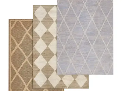Rug Set 1760 3D model
