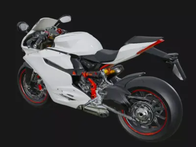 Ducati 1199 Panigale 2012 3D Model 3D model