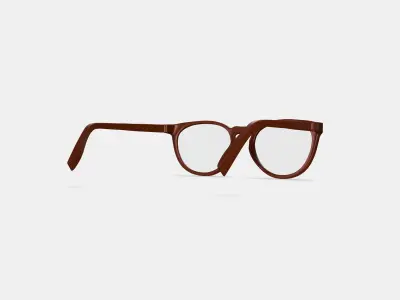 Amari Eyeglasses in Arabica Matte 3D model