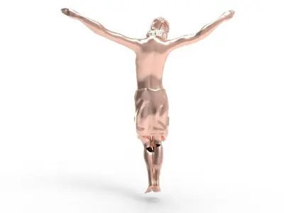 Crucifixion of Jesus Christ 3D print model