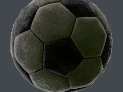 Soccer Ball Low Poly 3D model