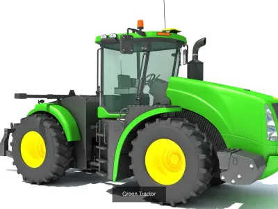 Farm Equipment Collection 3D Model Pack