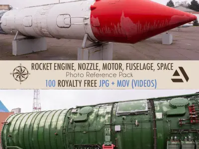 Photo Reference Rocket Engine Nozzle Motor Fuselage Shuttle Texture