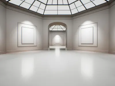 Art Gallery 008 UE4 3D model