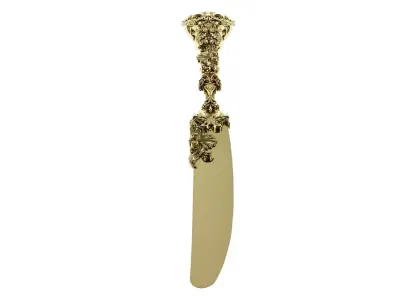 Royal Gold Premium Elite Knife 3D model