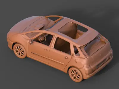 Citroen C4 Picasso 3D print model