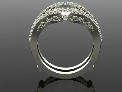 Band Ring 3D print model