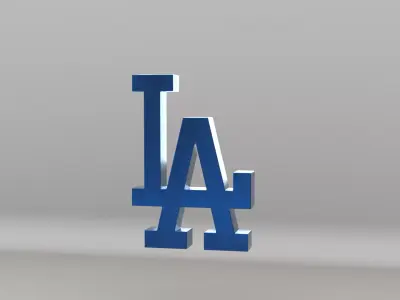 MLB Los Angeles Dodgers V2 Team Logo 3D model