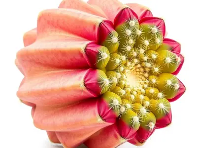 Starburst Cactus model pack Low-poly 3D model