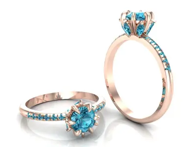 Jewelry Ring 3D print model 3D print model