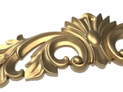  decorative pattern ready for 3D printing 3D model