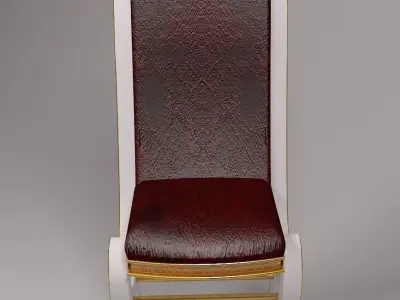 CLASSIC CHAIR Low-poly 3D model