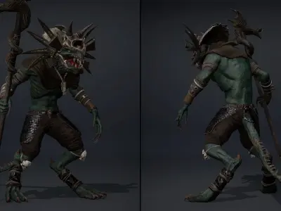 Mage Mage Arm1 Low-poly 3D model