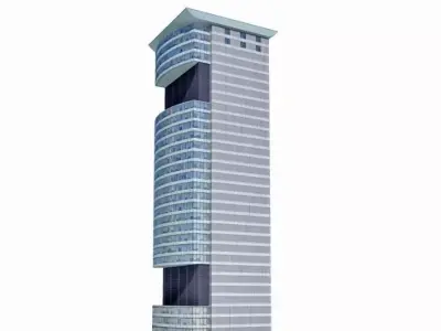 Building  Blue Glass 3D model