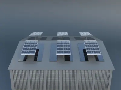 Garage Warehouse 3D model