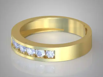 Diamond ring 0429 3D printable model Free 3D print model