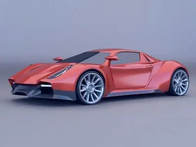 Original concept cars collection 3D Model Pack
