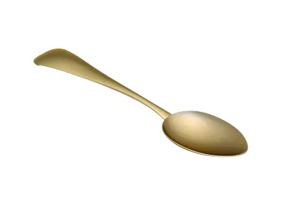 Luxury Gold Spoon pendant   3D print model