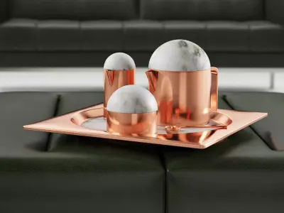 Amare Serving Set 3D model