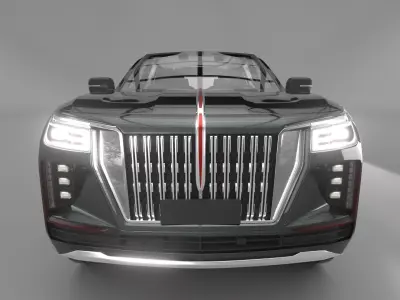 2022 Hongqi LS7 car rendering model 3D model