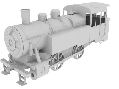 Diesel Locomotive Free 3D model