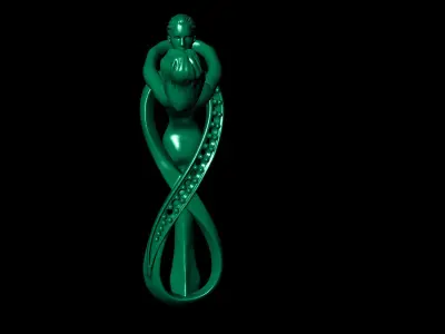 infinity love 3D print model