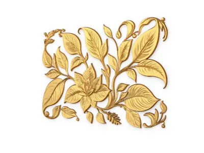 Classic carved decor ornament 416 3D model