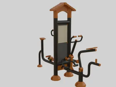 Playground Sport Equipment - 06 3D model