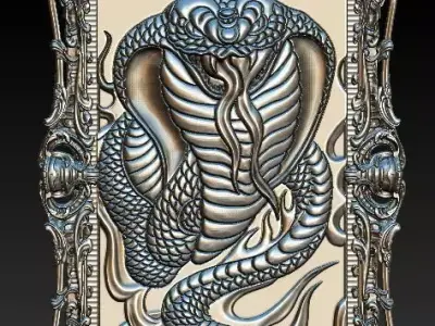 cobra pendant 3D model