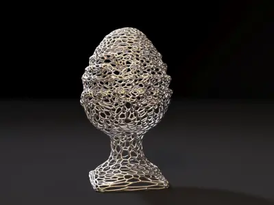 Decor pine cone 3D print model